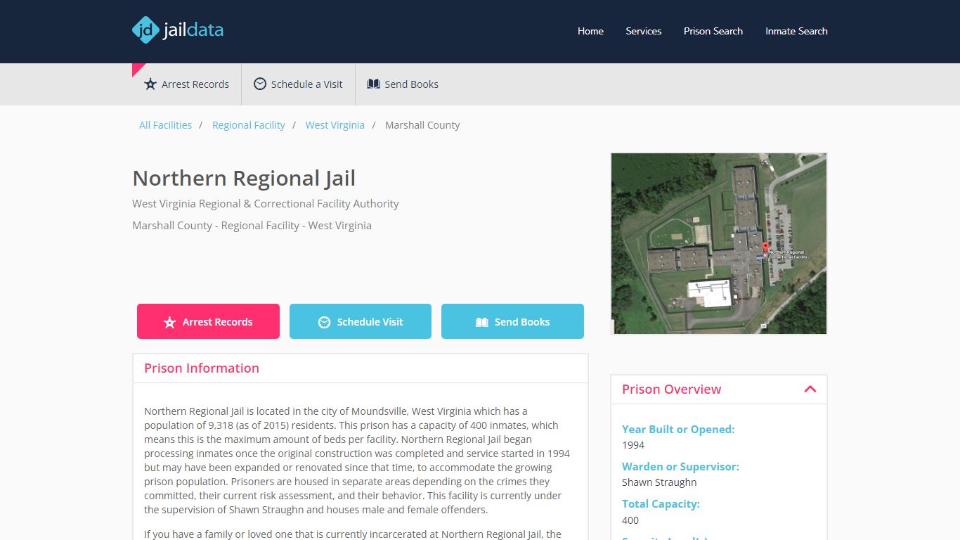 Northern Regional Jail Inmate Search and Prisoner Info - Moundsville, WV